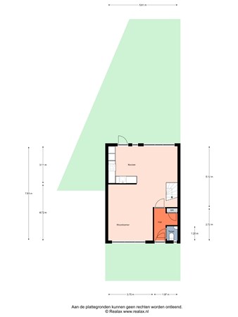 Floorplan - Cor Keestraat 8, 3752 VJ Bunschoten-Spakenburg